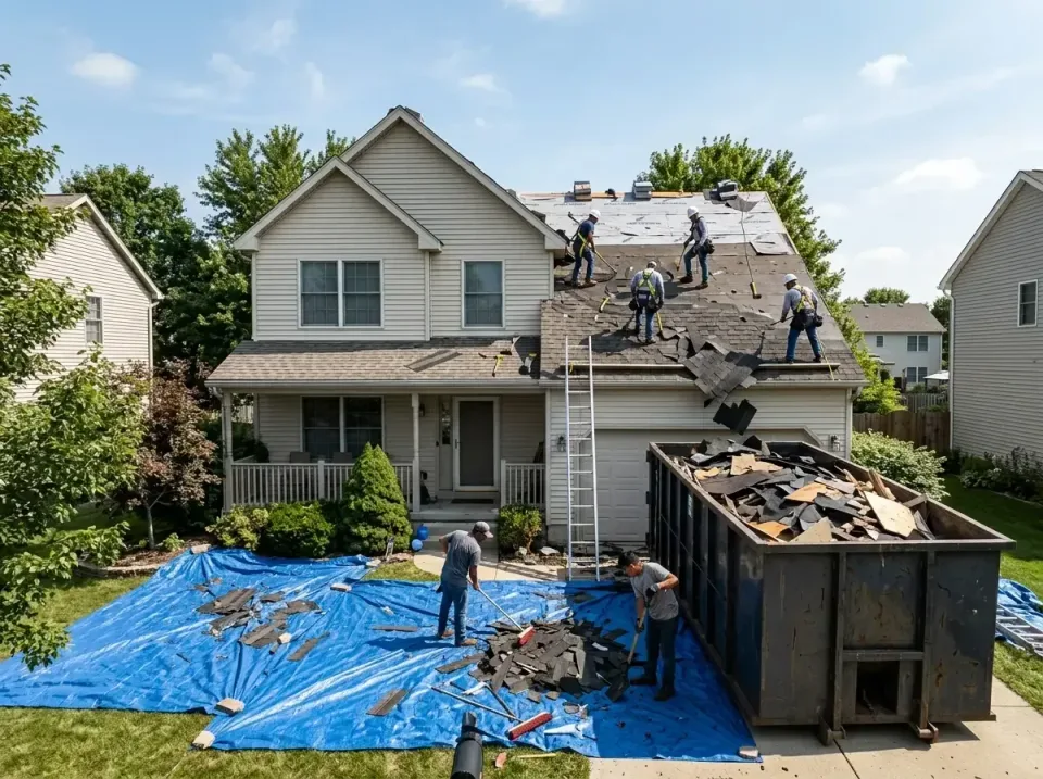 roof-replacement-debris-remova-004 — frequently asked questions, Cheapest Dumpster Rentals in Kosciusko, MS